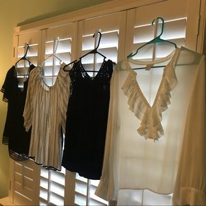 Black and White Blouse Bundle (XL)